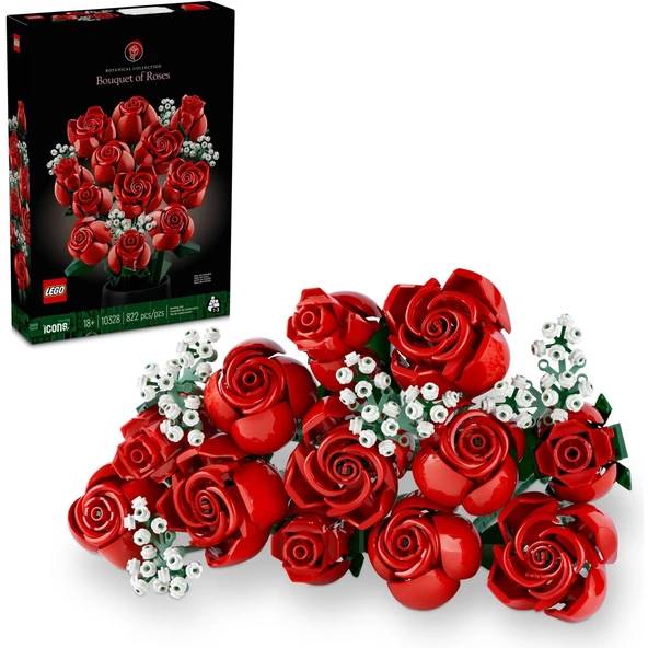Orjinal Lego Creator Expert Gül Buketi Lego ICONS 10328