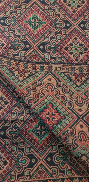 Algelsineve Hisar Koyu Makine Dokuması Büyük Kilim - 2