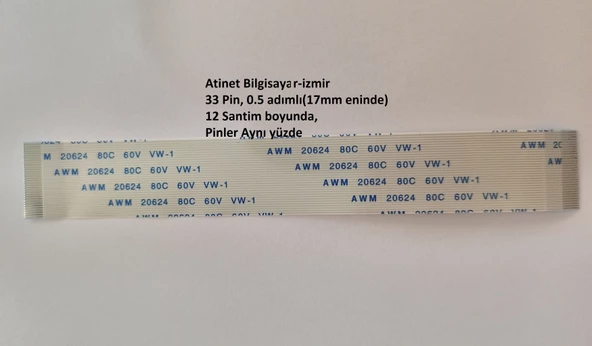 Awm 20624 80C 60V Vw-1 Flex kablo  33-0.5-12A