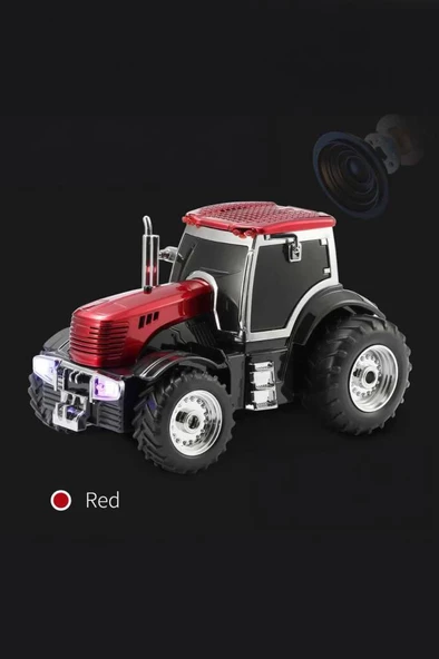 Torima D42 Kırmızı Traktör Tasarım USB/FM Radyo Bluetooth Hoparlör Speaker - Resim 3