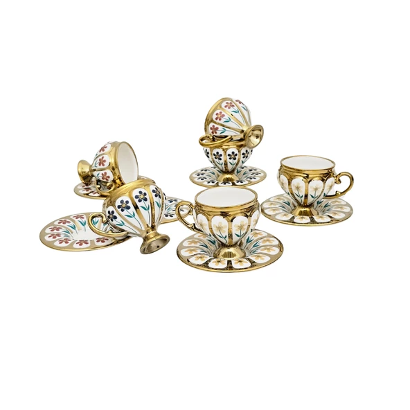 Sudedi Home Oscar 6 Kişilik Kahve Fincan Takımı - 90 ml SCT-06177/8 - 3