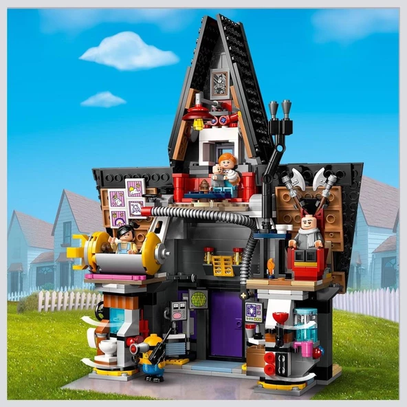 LEGO® Despicable Me 4 Minyonlar ve Gru'nun Aile Köşkü 75583  (868 Parça) - 5