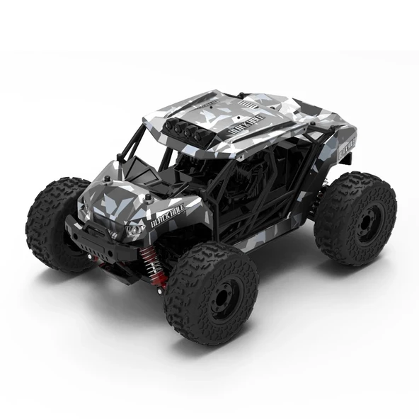 ELEKTRİKLİ RC 1:16 ÖLÇEK SERVO MOTOR MEGA ARAZİ ARACI SPOR ARAÇ 45 KM HIZ RC ARAÇ - 4