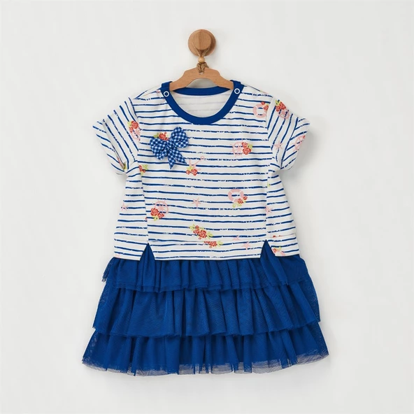 Andywawa Ac22554 Bebek Elbise Dress Flowers Anchors - 12