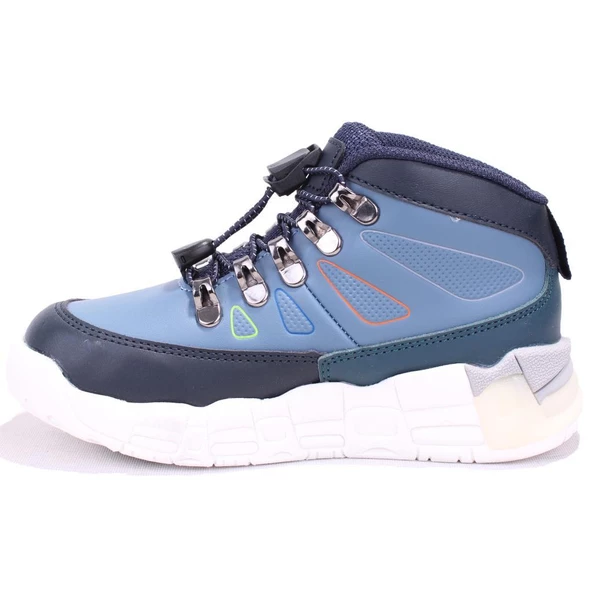 Vicco Ellen 946F24K417 Kot Mavi Ortopedik Günlük Işıklı Erkek Çocuk Spor Bot - 3