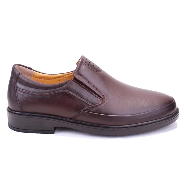 Dagoster DMA08-07KS Kahve Ortopedik Günlük Kauçuk Taban Erkek Deri Ayakkabı - 2