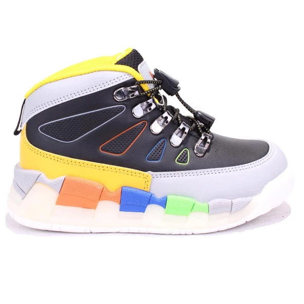 Vicco Ellen 946F24K417 Siyah Ortopedik Günlük Işıklı Erkek Çocuk Spor Bot - 2