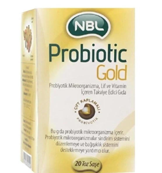 NBL Probiotic Gold Takviye Edici Gıda 20 Toz Saşe