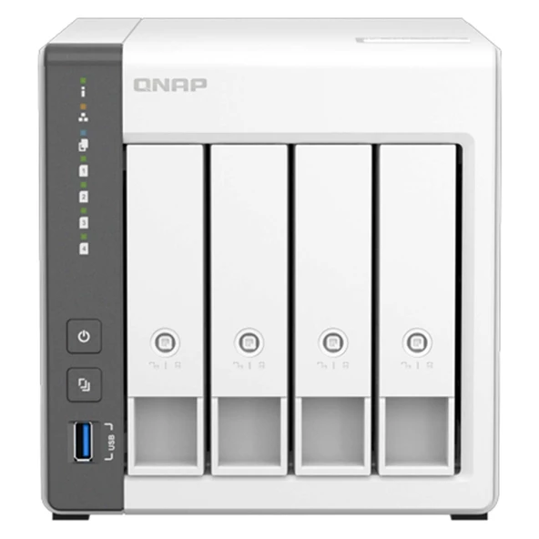 QNAP TS-433 4GB 4x3.5" SATA Desteği RAID(0) NAS Depolama Ünitesi