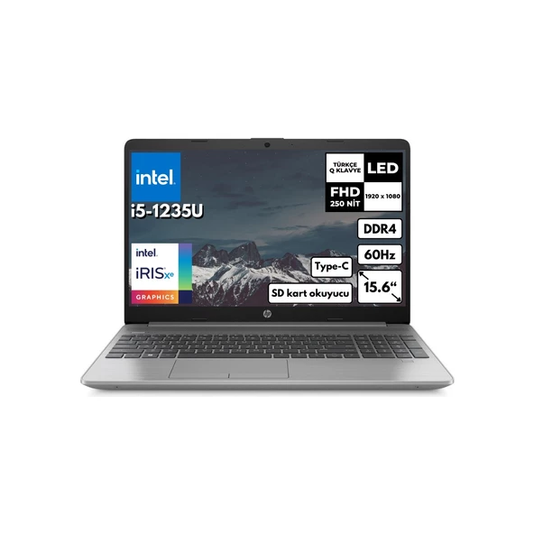 Hp 250 G9 I5-1235U 16 GB 512 GB SSD 15.6 Fhd Windows 11 Pro 9M3G5AT BT90