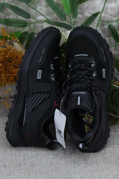 Lescon Safari 2 Siyah Rahat Orijinal Ürün Su Geçirmez Erkek Ayakkabı - 4