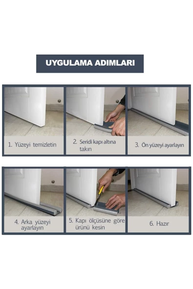 Kapı Altı Ses Soğuk Rüzgar Önleyici E3-2 - 4