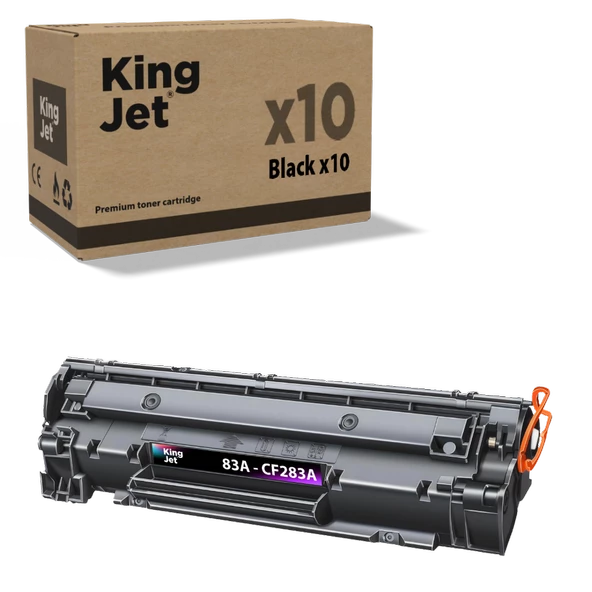 KingJET® 83A / CF283A 10'lu Paket - Hp Uyumlu Çipli Muadil Toner