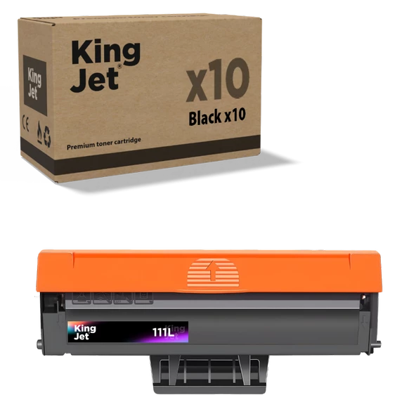 KingJET® MLT-D111L 10'lu Paket - Samsung Uyumlu Çipli Muadil Toner