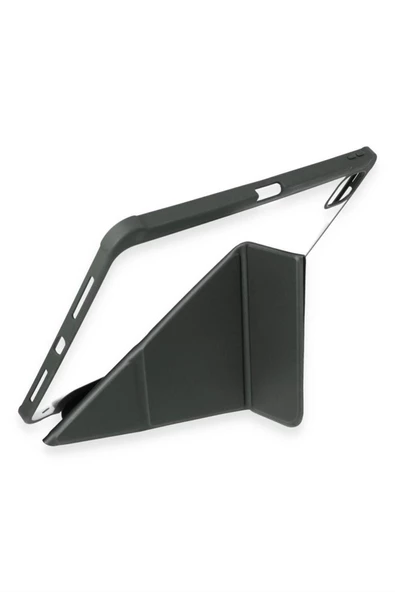 Ipad Pro 11 2020 Kılıf Kalemlikli Tri Folding Katlanabilir Standlı 360 Tam Koruma Kılıf - 5