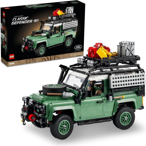 Orjinal Lego Icons Creator Expert Land Rover Klasik Defender 90 Lego Icons 10317