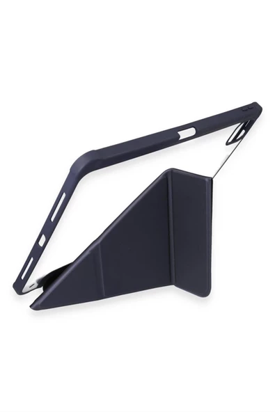 Ipad Pro 11 2020 Kılıf Kalemlikli Tri Folding Katlanabilir Standlı 360 Tam Koruma Kılıf - 12