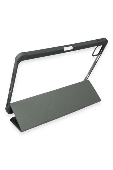 Ipad Pro 11 2020 Kılıf Kalemlikli Tri Folding Katlanabilir Standlı 360 Tam Koruma Kılıf - 6