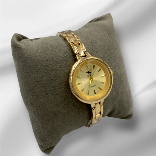 Gold Zarif İnce Kordonlu Kadın Kol Saati - 2