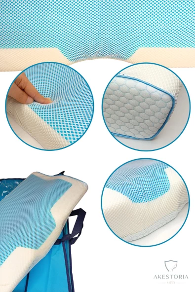 Visco Jel Yastık  - 60x33x12/7 cm P-007 - 2