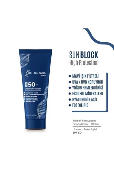 Playskin Güneş Koruyucu Krem spf 50 100ml