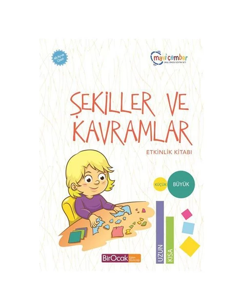 Şekiller ve Kavramlar Etkinlik Kitabı Mavi Çember (48 Ay ve Üzeri)
