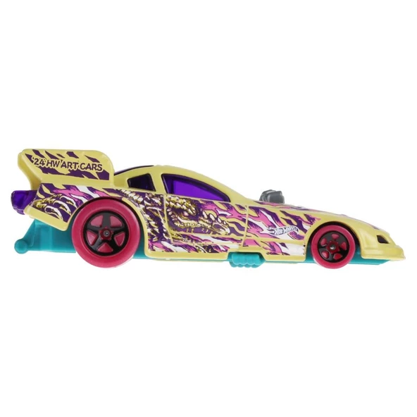 Hot Wheels Tekli Arabalar Mustang Funny Car HTD55 - 3