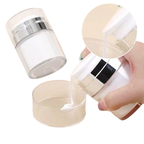 Vakumlu Krem Kutusu Seyahat için Pratik Hijyenik Çanta içi Doldurulabilir Pompalı Ürün Kutusu - 2