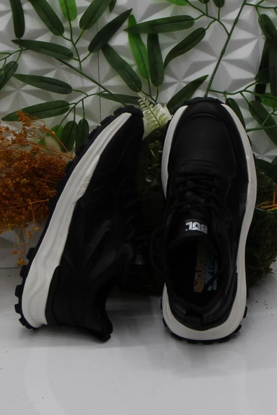 Bulldozer 250427 Siyah Rahat Hafif Soft Foam Hakiki Deri Erkek Ayakkabı - Resim 4