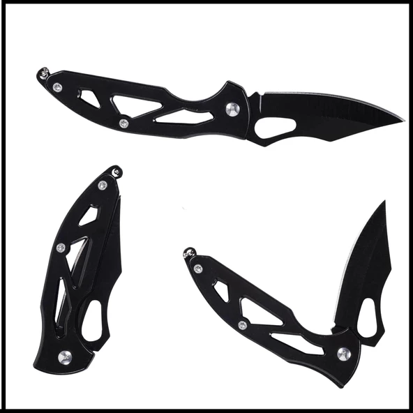 Uyguna-Yakala Cep Çakısı Paslanmaz Katlanır-CAK.519 ürün görseli