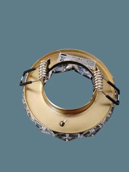 CATA Melinda Dekoratif Cam Spot Yuvarlak Kristal Gold GU10 (Duy Ampul Hariç) - 3