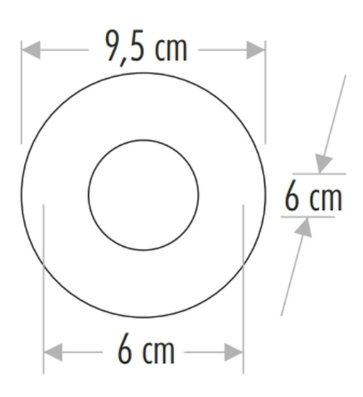 CATA Papatya Dekoratif Cam Spot Yuvarlak Kristal Gold GU10 (Duy Ampul Hariç) - 2