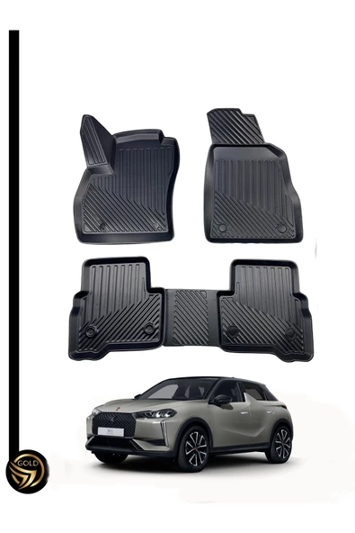 Black Gold DS3 Crossback 3D Havuzlu Paspas Kauçuk