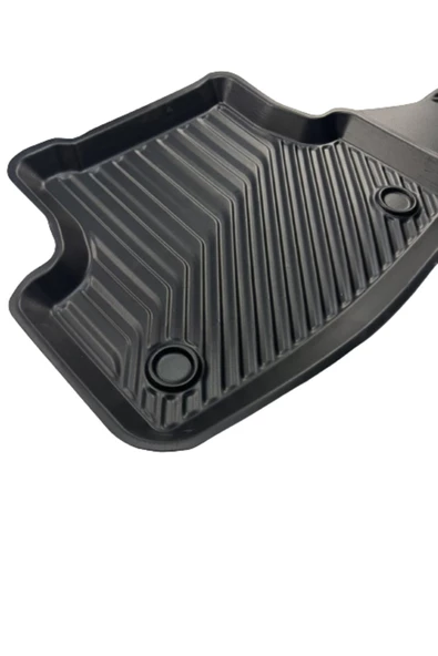 Black Gold Renault Clio 4 3D Havuzlu Paspas Hatchback 2012-2019 + Bagaj Havuzu İkili Set - 5