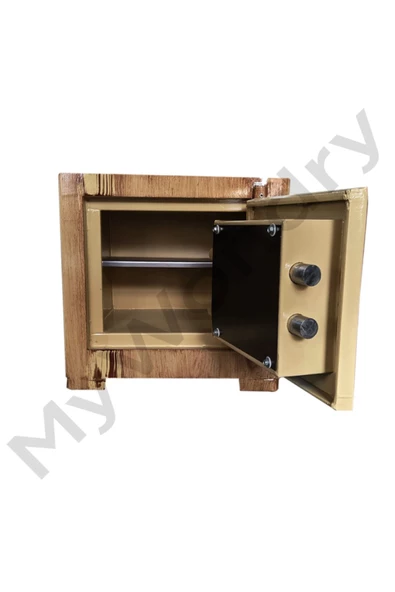 Çelik Para Kasası 40 Cm Eskitme Anahtarlı - 3