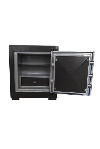 Store Çelik Para Kasası 65 Cm Siyah Gri - 2