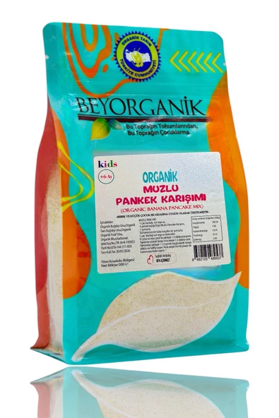 Organik Muzlu Pankek Karışımı 300 gr