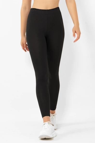 Miorre Yüksek Bel, Modal+Saf Doğal Pamuk Yumuşak Konforlu Tayt - 3