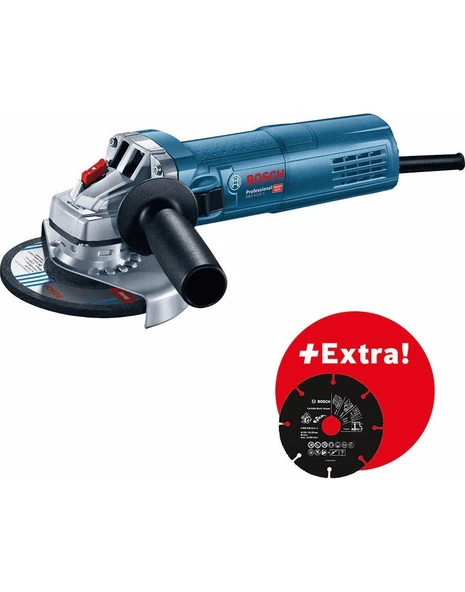 Bosch GWS 9-125 S Devir Ayarlı Professional Taşlama Makinesi +Tungsten karbür Multiwheel kesme diski