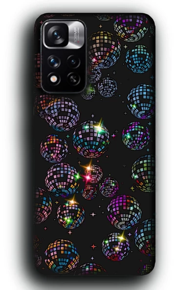 Redmi Note 11 Pro Plus 5G Uyumlu Lansman Telefon Kılıfı "Ayna Küresi Disko Topu Mirrorball Feminen"