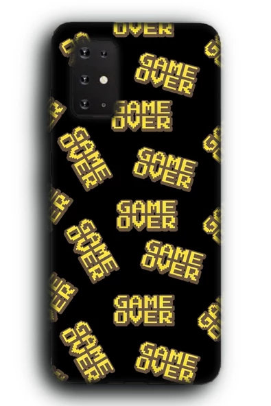 Galaxy A71 Uyumlu Lansman Telefon Kılıfı "Game Over Oyuncu Gamer Arcade Desenli"