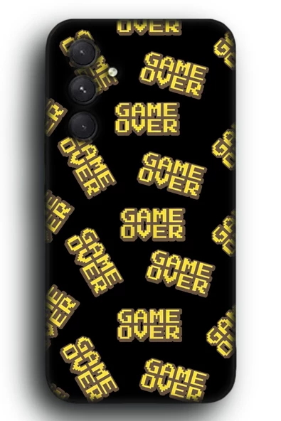 Galaxy A54 Uyumlu Lansman Telefon Kılıfı "Game Over Oyuncu Gamer Arcade Desenli"