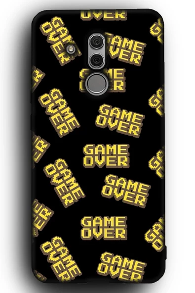 Huawei Mate 20 Lite Uyumlu Lansman Telefon Kılıfı "Game Over Oyuncu Gamer Arcade Desenli"