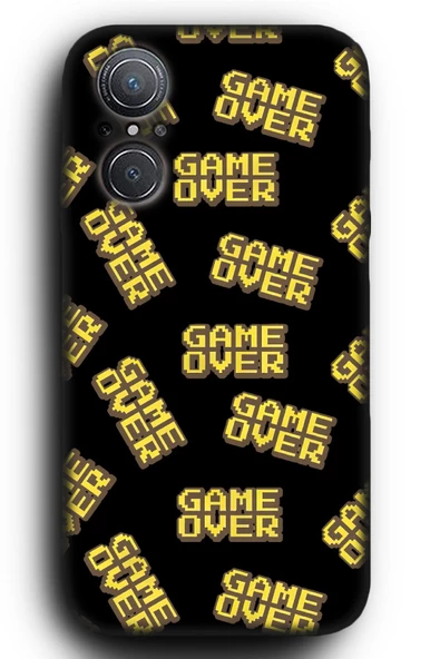 Huawei Nova 9 Se Uyumlu Lansman Telefon Kılıfı "Game Over Oyuncu Gamer Arcade Desenli"