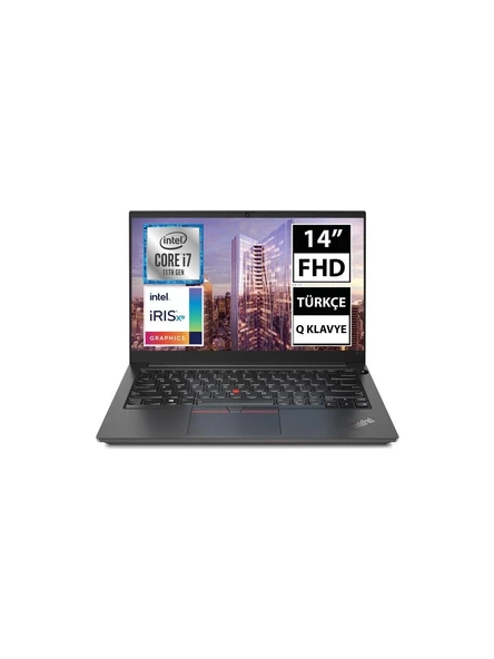 Lenovo Thinkpad E14 Gen 2 Intel Core i7 1165G7 16GB 512GB SSD İntel Iris