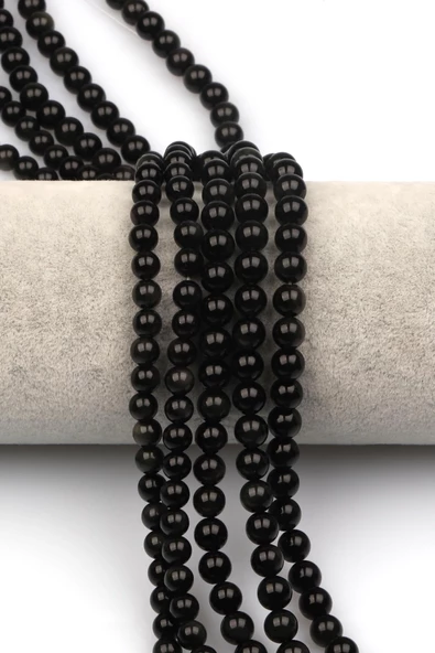 Rainbow Obsidyen (A Kalite) Doğaltaş Dizi 6 mm Küre Kesim ürün görseli