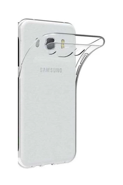 Samsung Galaxy J5 2016 Uyumlu Şeffaf Kamera Korumalı Darbe Önleyici Esnek Silikon Kılıf