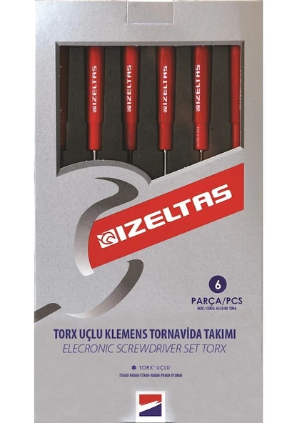 TORX UÇLU TORNAVİDA SETİ İZELTAŞ