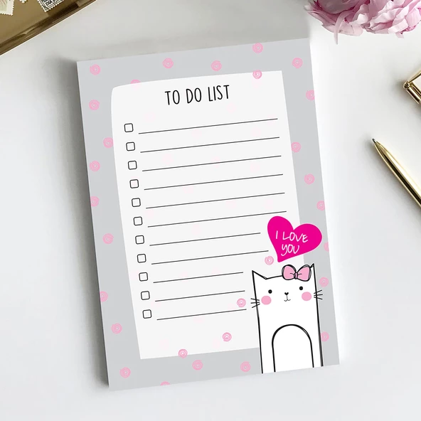 3 \' lü To Do List Set / Not Defteri / Bloknot ST32 - 4
