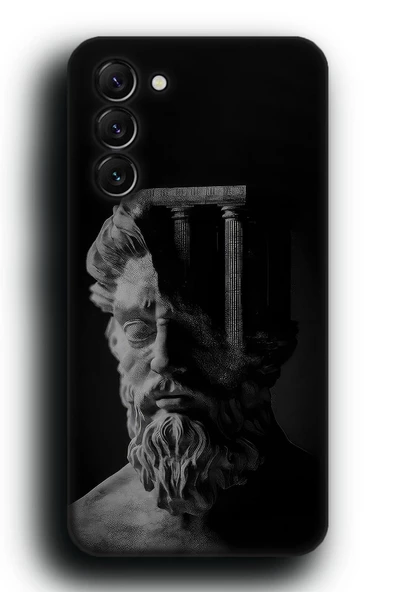 Galaxy S23 Fe Uyumlu Lansman Telefon Kılıfı "Stoik Erkek Marcus Aurelius Filozof Plato"